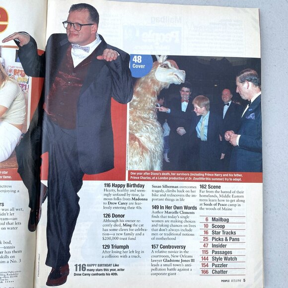 8/31/1998 PEOPLE WEEKLY Diana’s World One Year Later Magazine - Picture 3 of 8